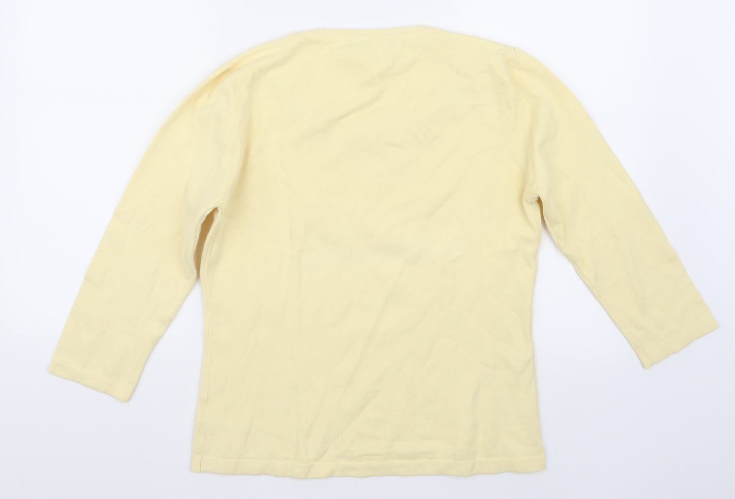 South china sea Womens Yellow   Basic T-Shirt Size M