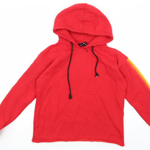 Daisy Street Womens Red   Pullover Hoodie Size 12