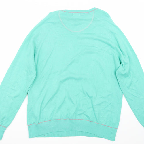 F&F Mens Green   Pullover Jumper Size L