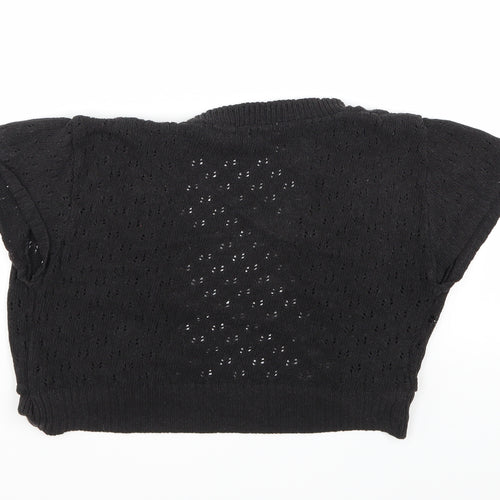 Agenda Womens Black   Cardigan Jumper Size S
