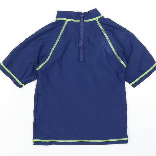 Matalan Boys Blue   Basic T-Shirt Size 2-3 Years  - Shark Attack