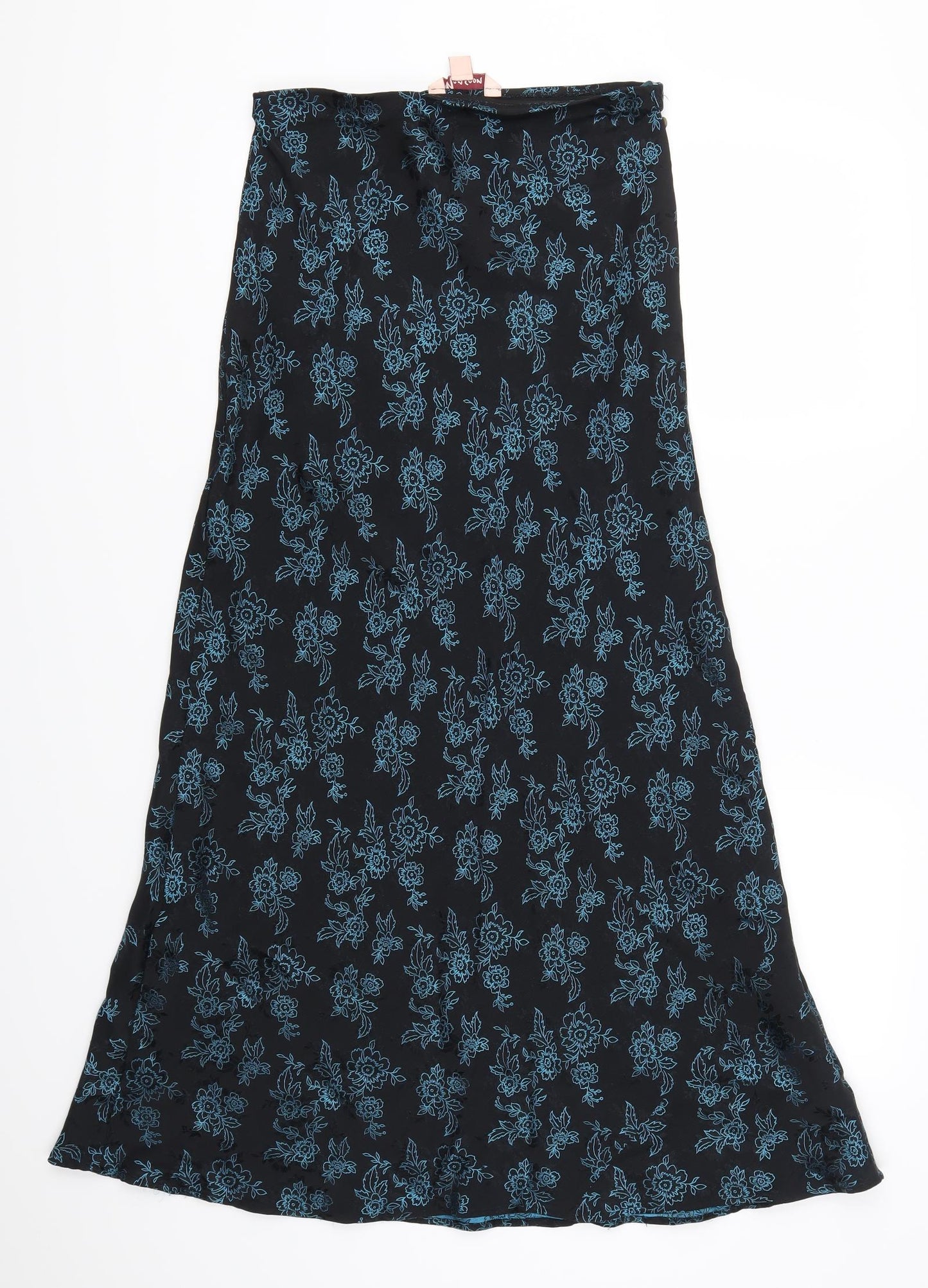 Monsoon Womens Blue Floral  Maxi Skirt Size 10