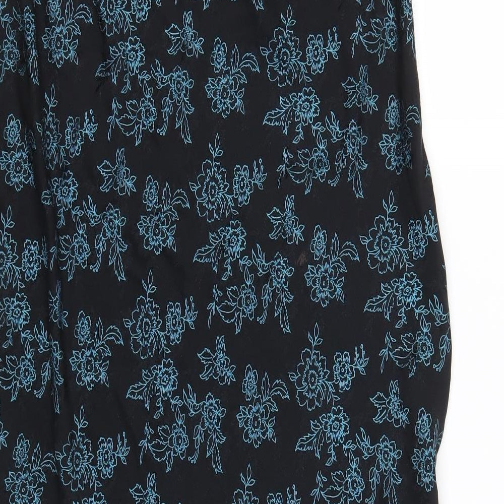 Monsoon Womens Blue Floral  Maxi Skirt Size 10