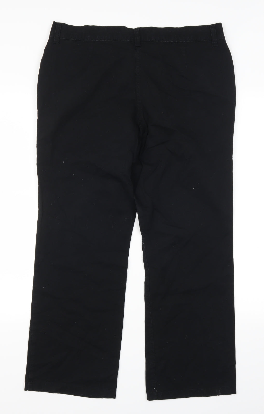 Marks and Spencer Womens Black   Trousers  Size 16 L27 in