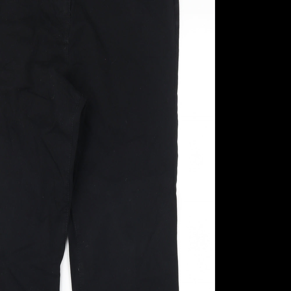 Marks and Spencer Womens Black   Trousers  Size 16 L27 in