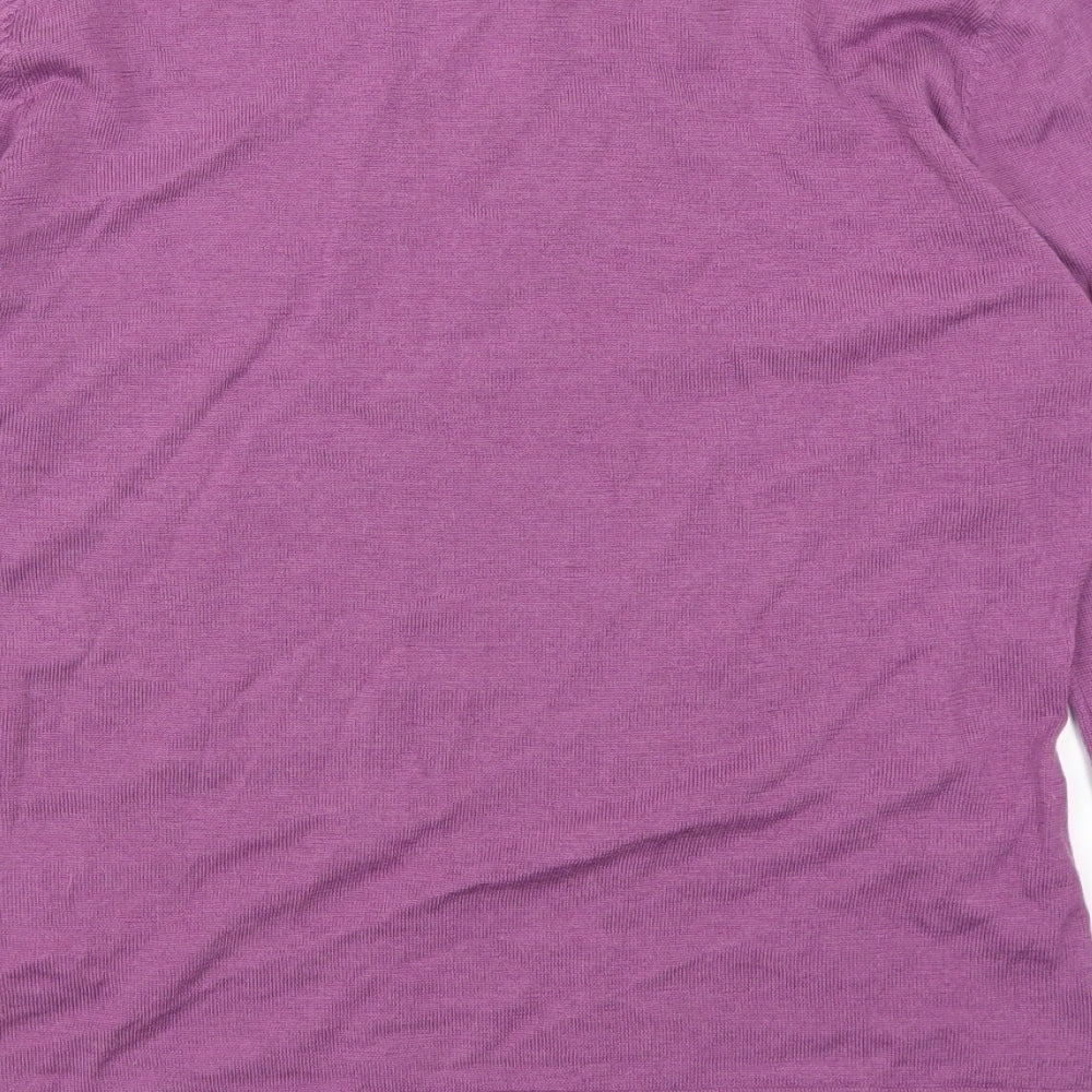 Nightingales Womens Purple   Pullover Jumper Size M