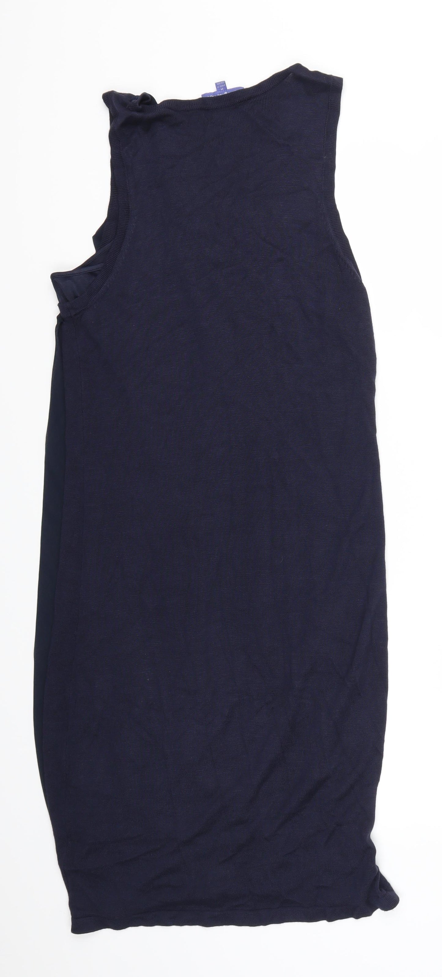 Vivienne Tam Womens Blue Striped  Pencil Dress  Size M