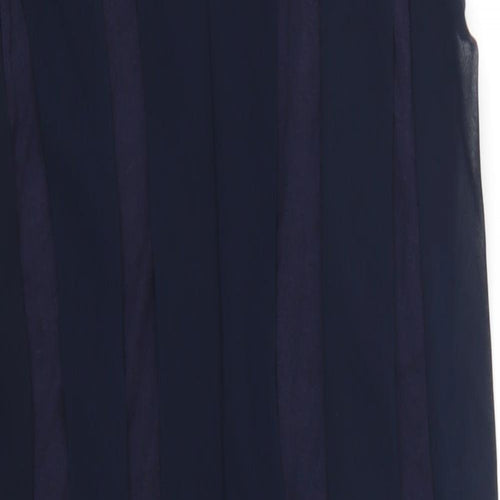 Vivienne Tam Womens Blue Striped  Pencil Dress  Size M