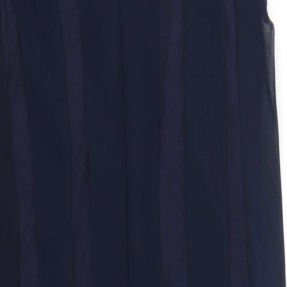 Vivienne Tam Womens Blue Striped  Pencil Dress  Size M