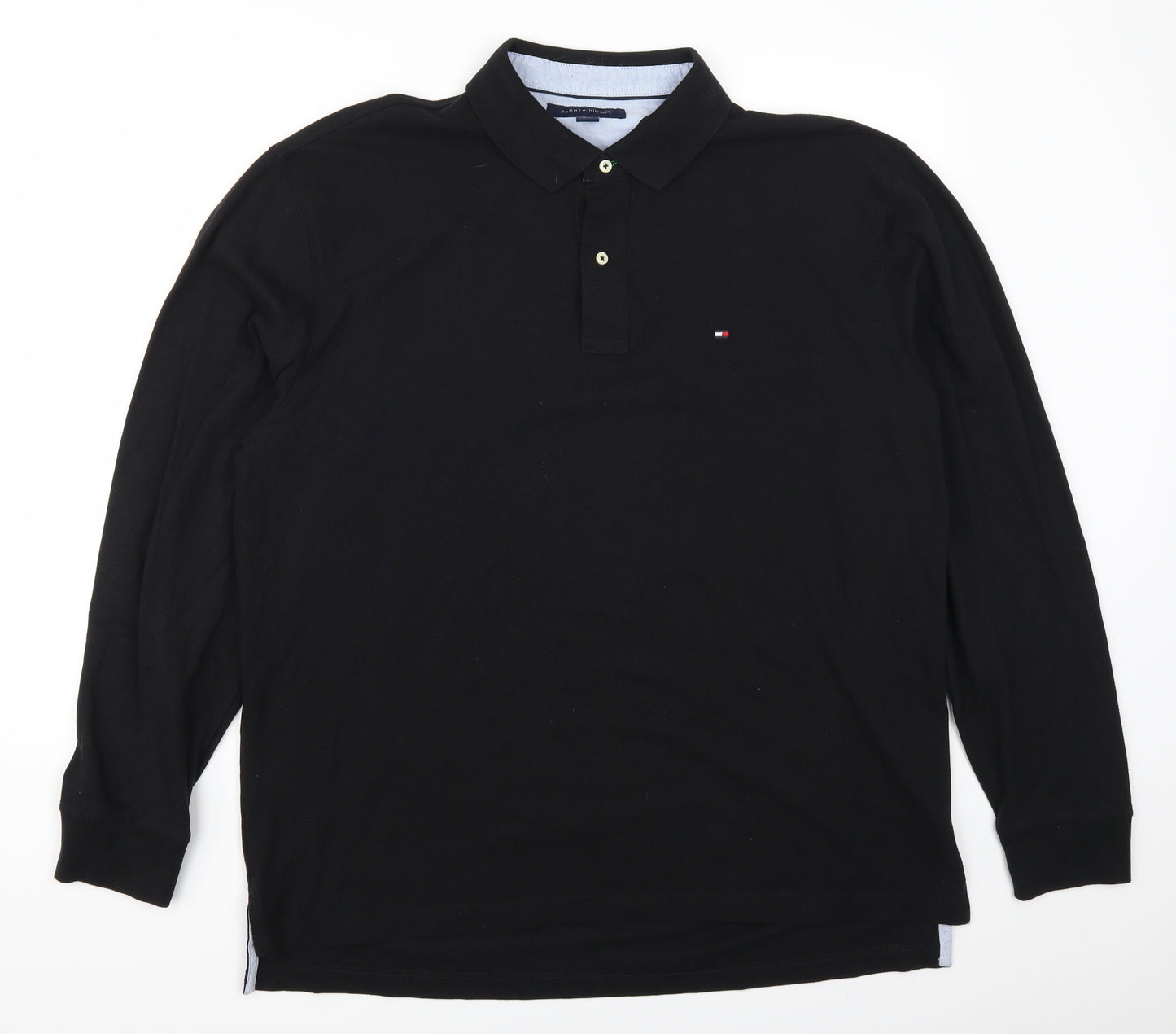 Tommy Hilfiger Mens Black    Polo Size XL