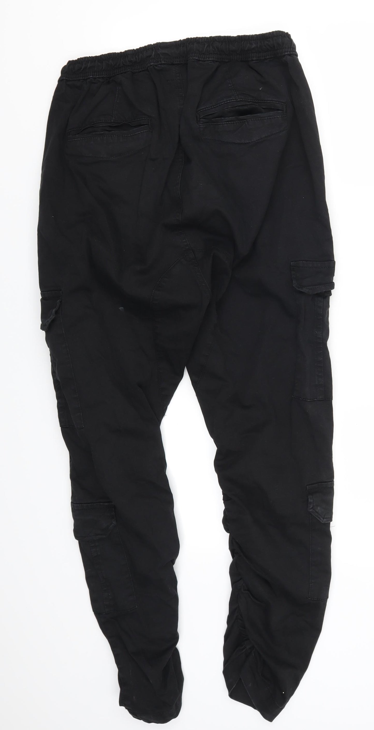Brave Soul Womens Black   Cargo Trousers Size 36 in L28 in