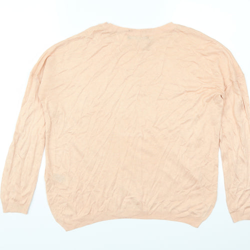 Marks and Spencer Womens Pink   Basic T-Shirt Size M