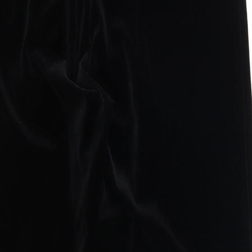 {;atinum Womens Black   Trousers  Size 16 L30 in