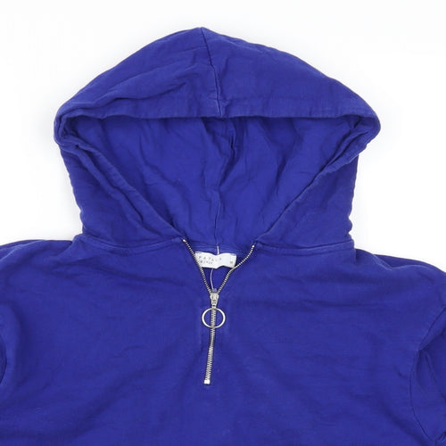 Papaya Womens Blue   Pullover Hoodie Size M