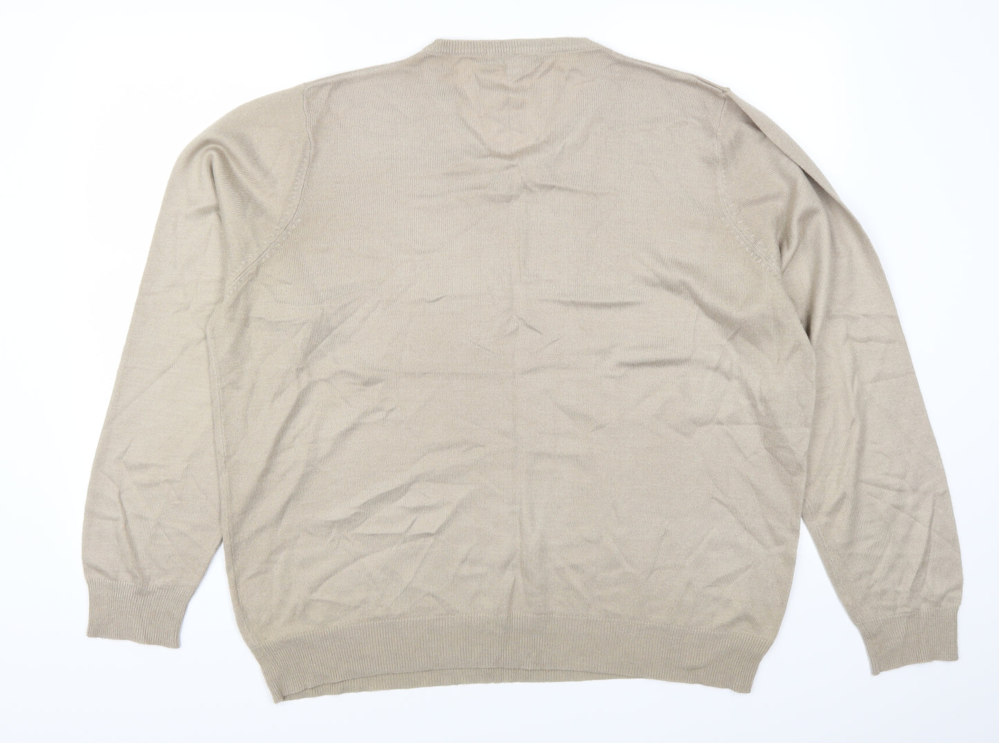 Avenue Mens Beige   Pullover Jumper Size XL