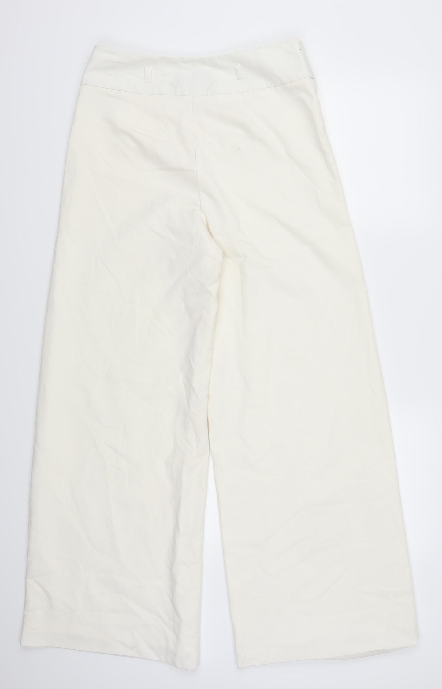 NEXT Womens White   Trousers  Size 10 L30 in