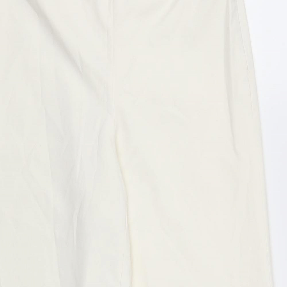 NEXT Womens White   Trousers  Size 10 L30 in