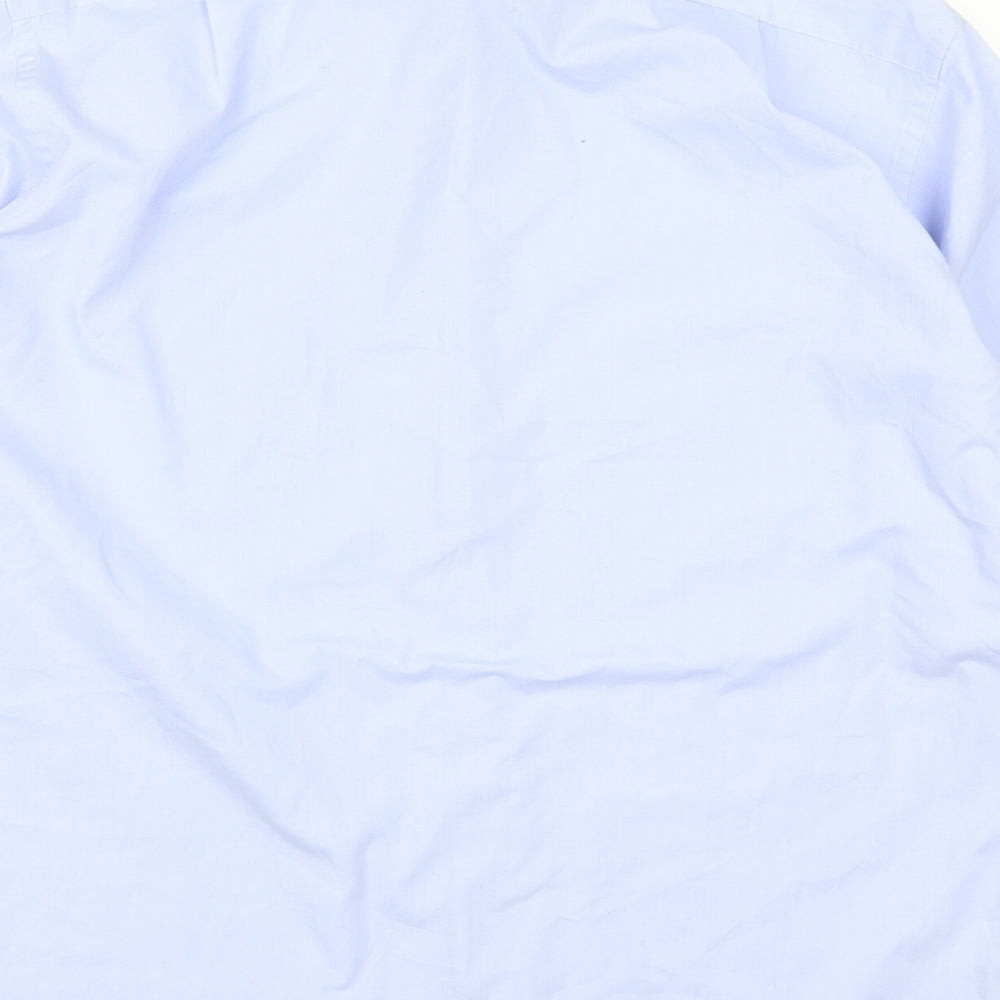 Marks and Spencer Mens Blue    Dress Shirt Size L