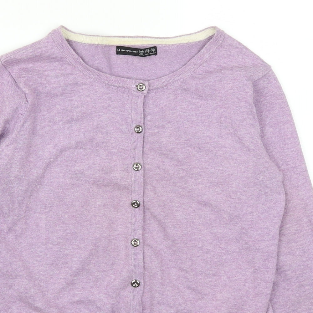 Atmosphere Womens Purple   Cardigan Jumper Size 10