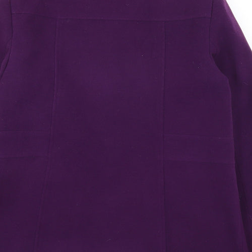 Autonomy Womens Purple   Pea Coat Coat Size 12