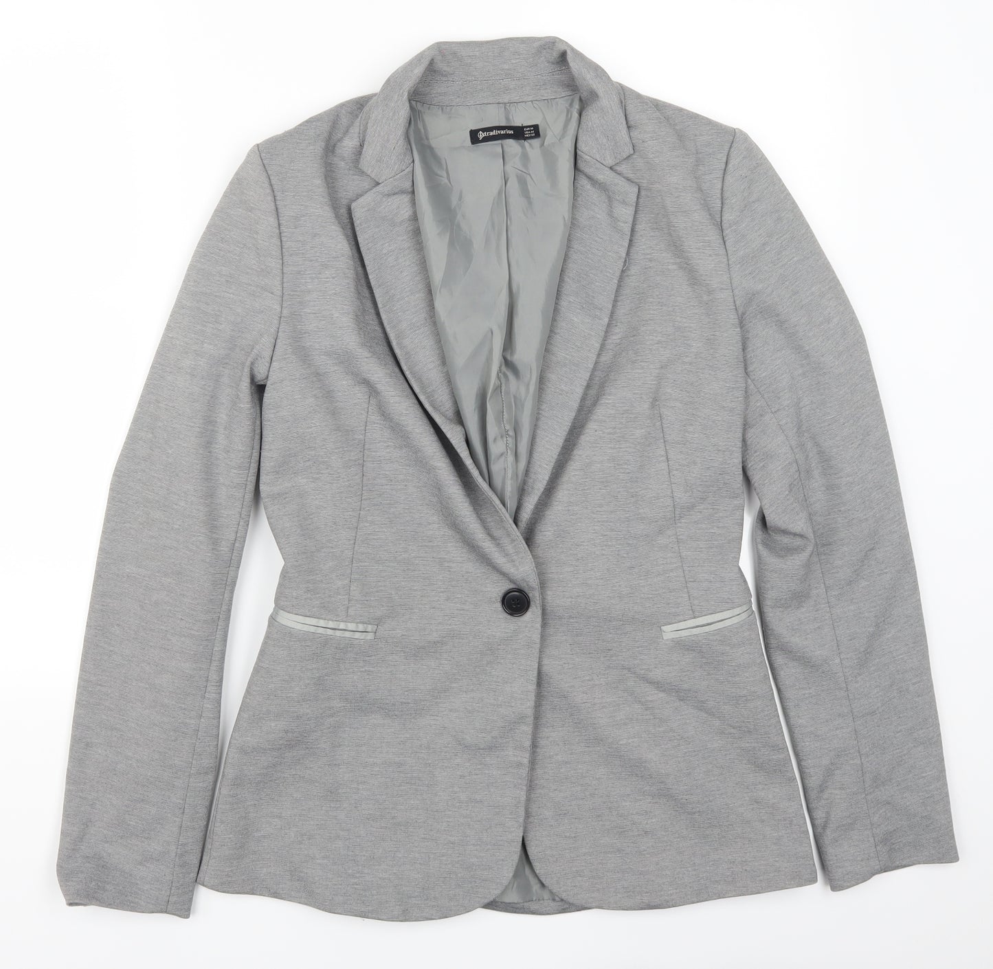 Stradivarius Womens Grey   Jacket Suit Jacket Size M