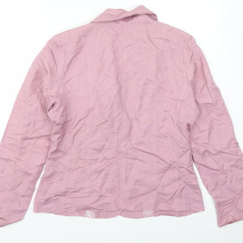 Klass Womens Pink Floral  Jacket  Size 14