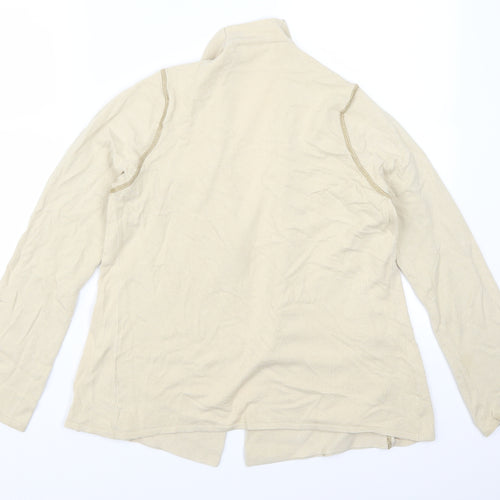 Offshoot Womens Beige   Cardigan Jumper Size M