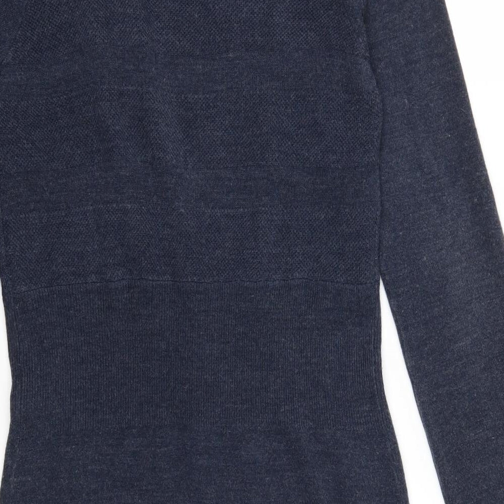 Per Uns Womens Blue   Jumper Dress  Size 12
