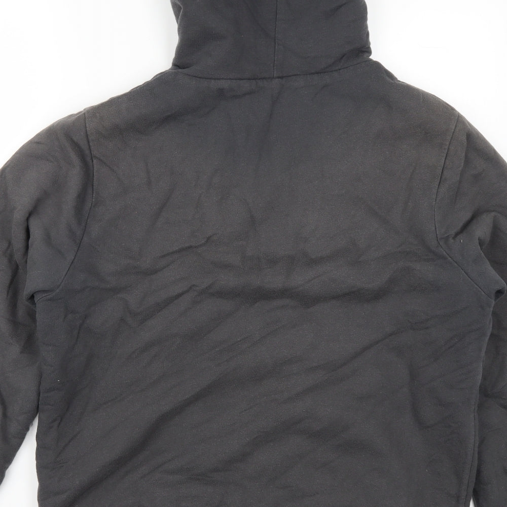 Dissident Mens Grey   Full Zip Hoodie Size M