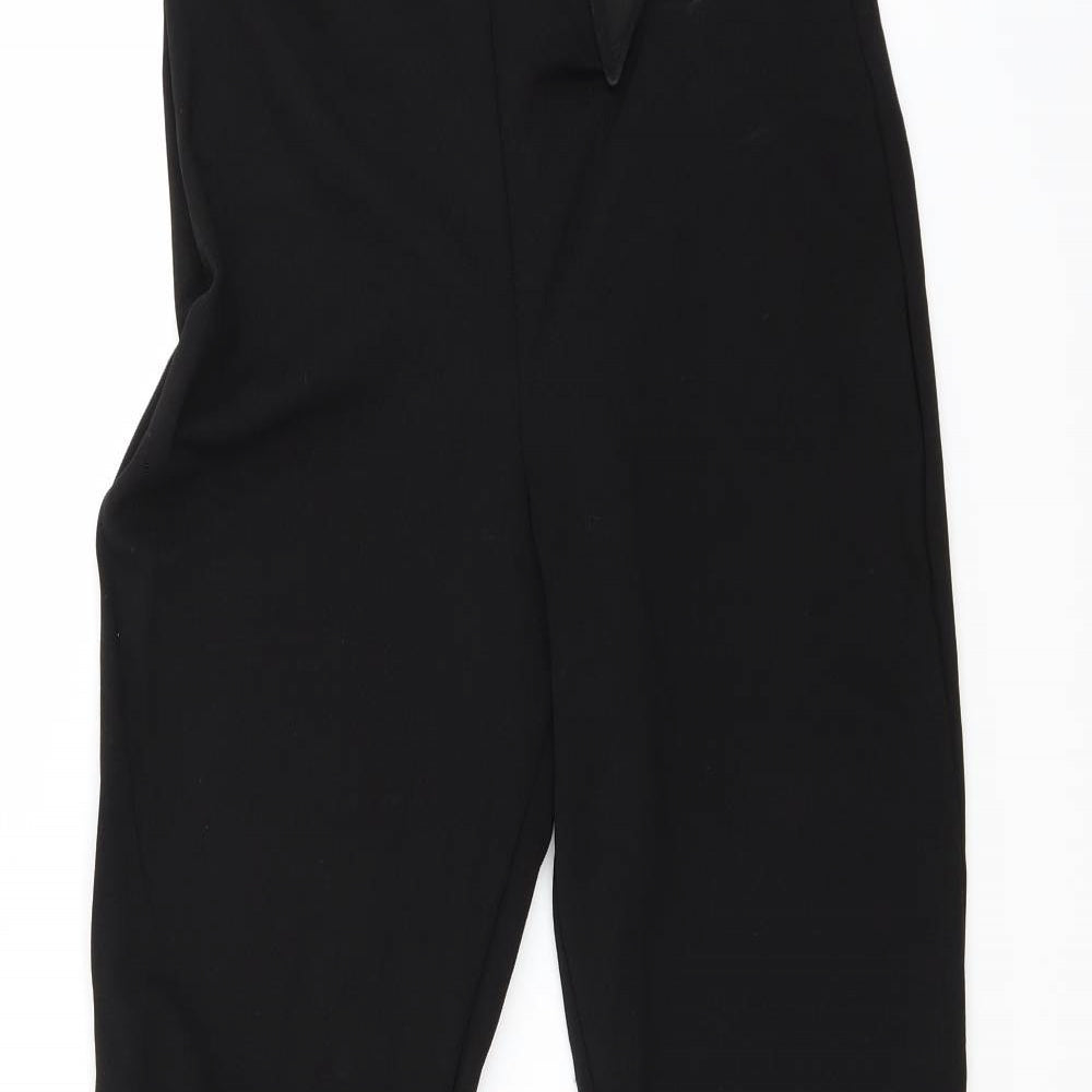 Boohoo Womens Black   Trousers  Size 10 L30 in