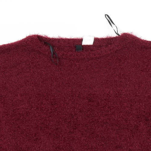 H&M Womens Red   Pullover Jumper Size L