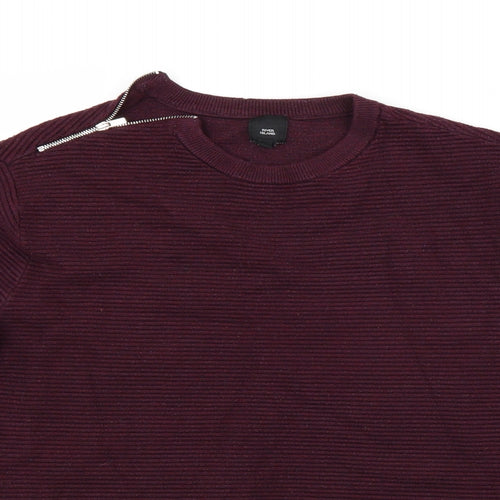River Island Womens Red   Pullover Jumper Size L