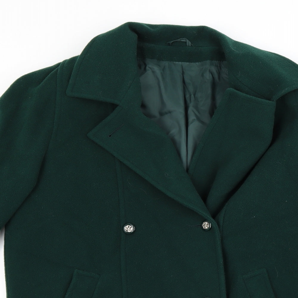 Berkertex Womens Green   Overcoat Coat Size 12