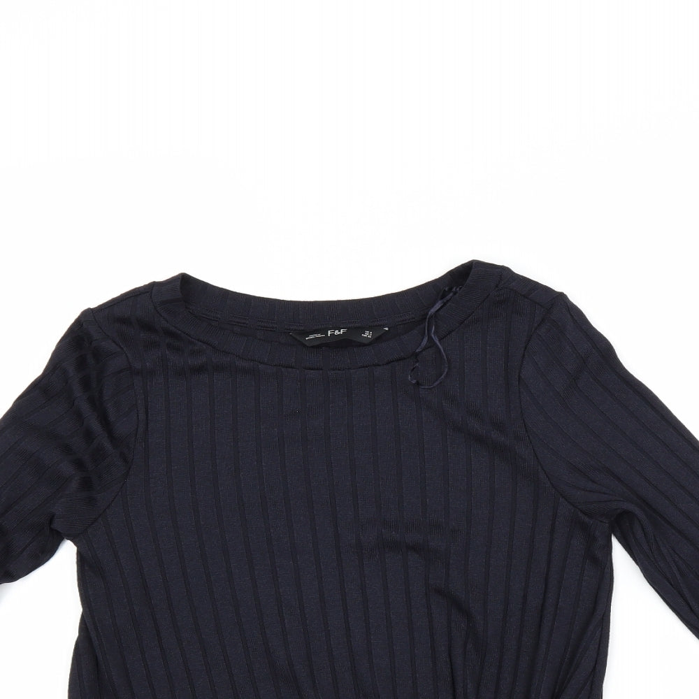 F&F Womens Blue   Pullover Jumper Size 6