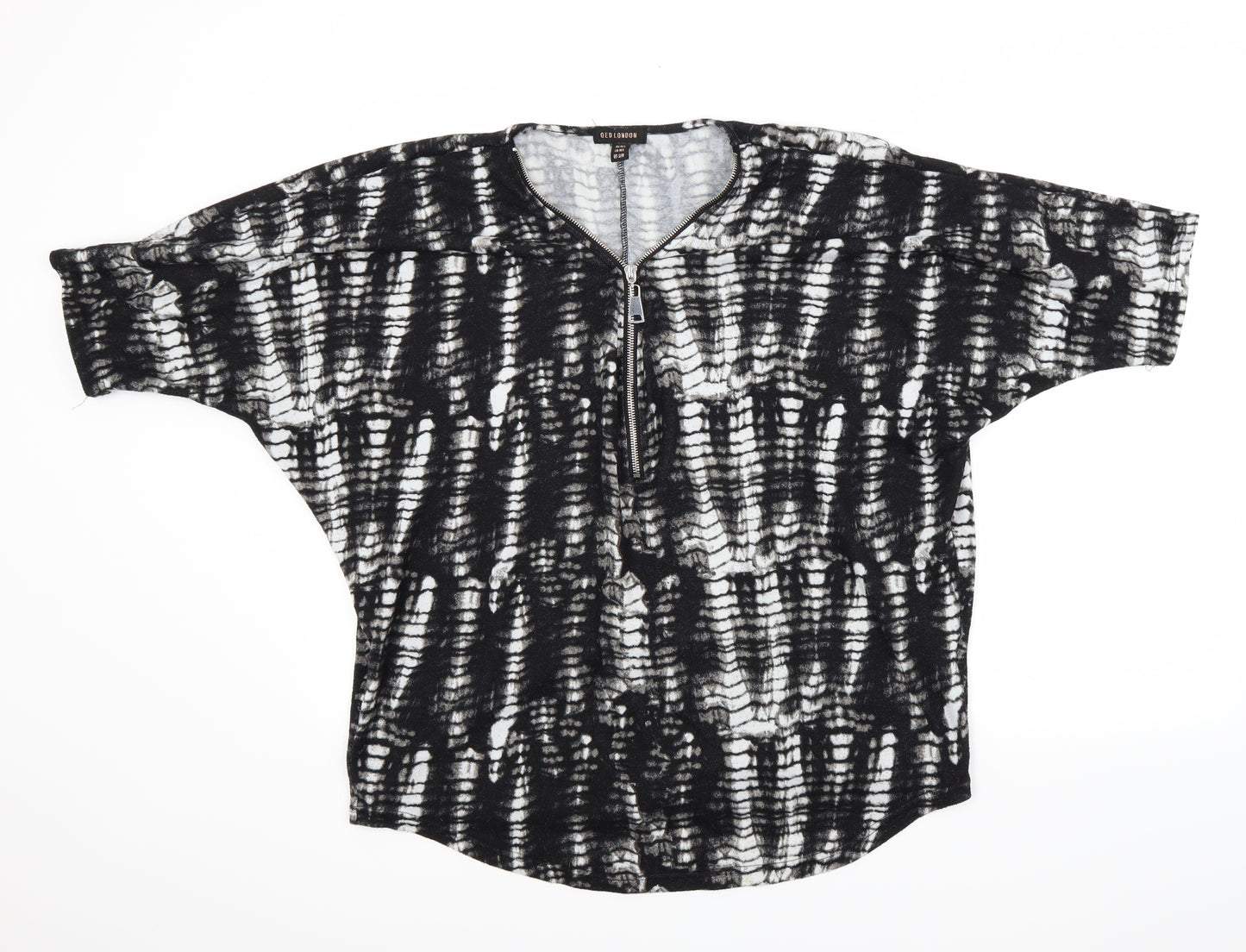 Qed Womens Black   Pullover Jumper Size L