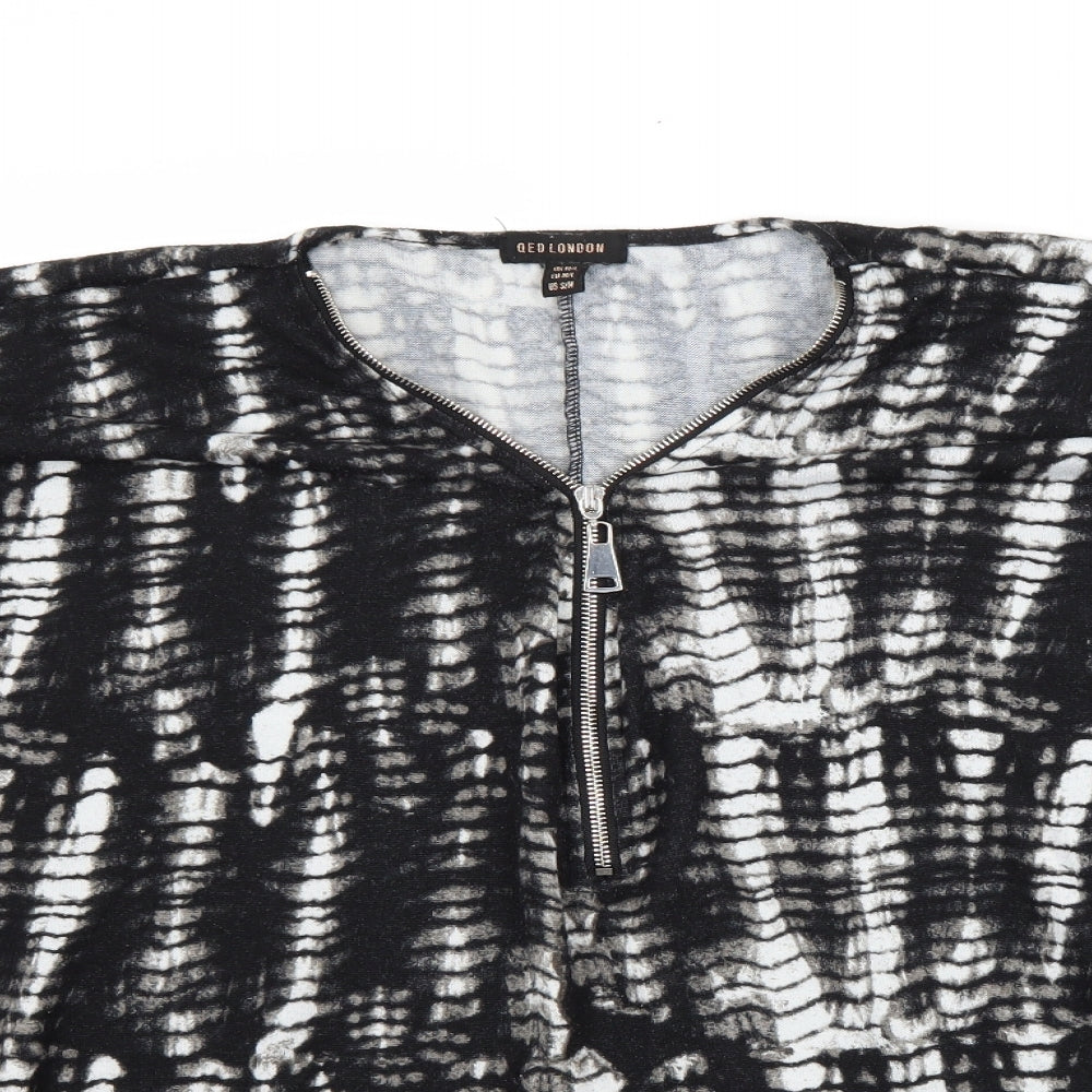 Qed Womens Black   Pullover Jumper Size L