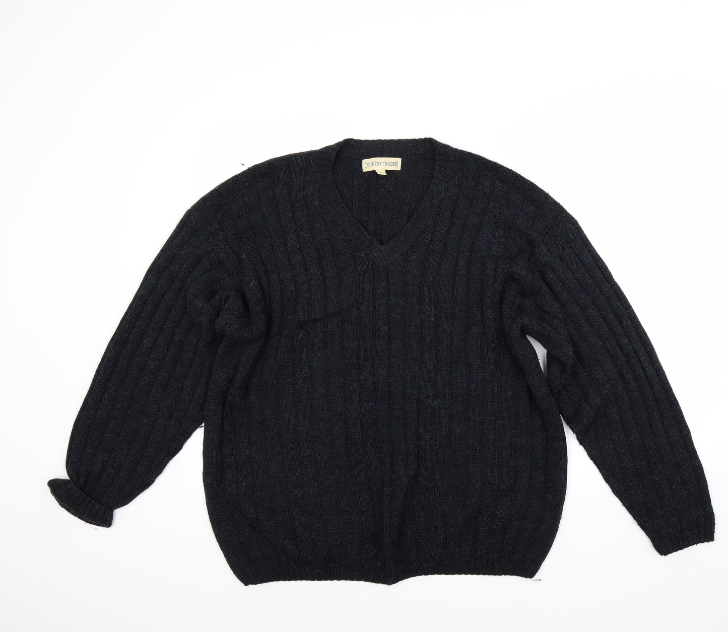 Country Trader Mens Blue   Pullover Jumper Size L
