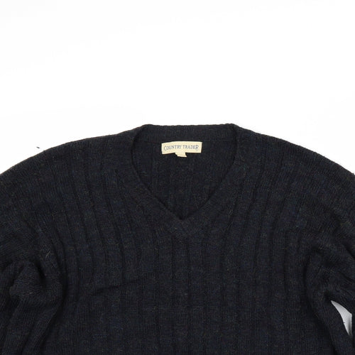 Country Trader Mens Blue   Pullover Jumper Size L