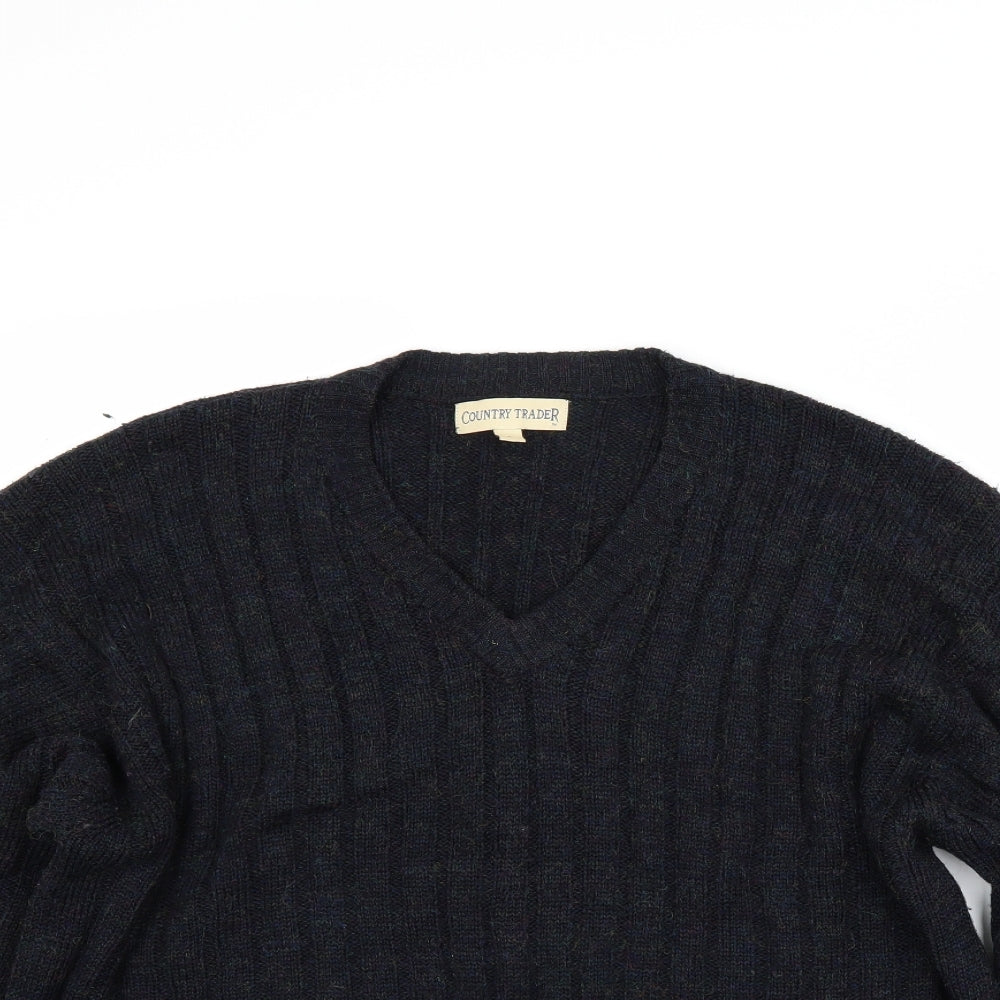 Country Trader Mens Blue   Pullover Jumper Size L