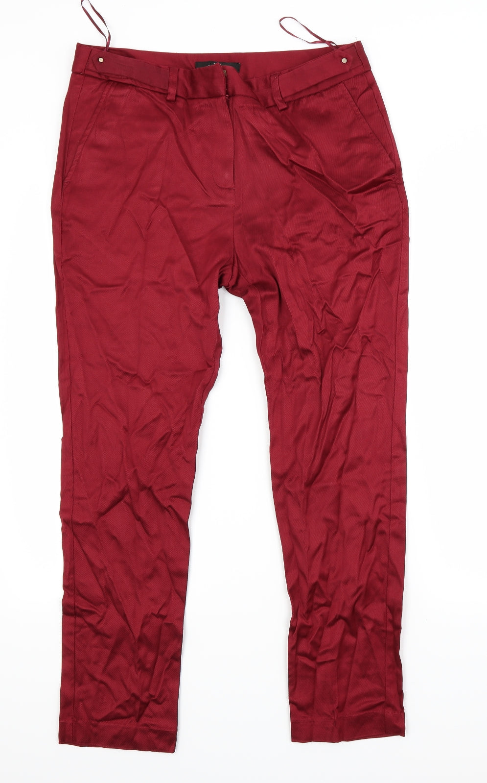 NEXT Womens Red   Trousers  Size 12 L27 in