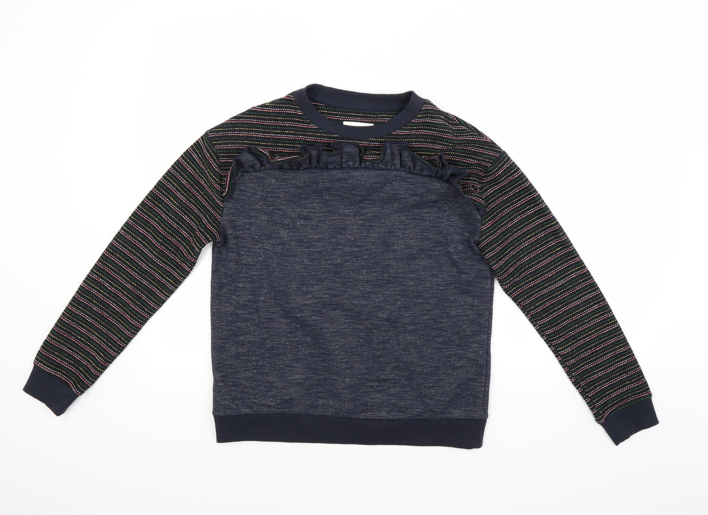 TU Womens Blue   Pullover Sweatshirt Size 8