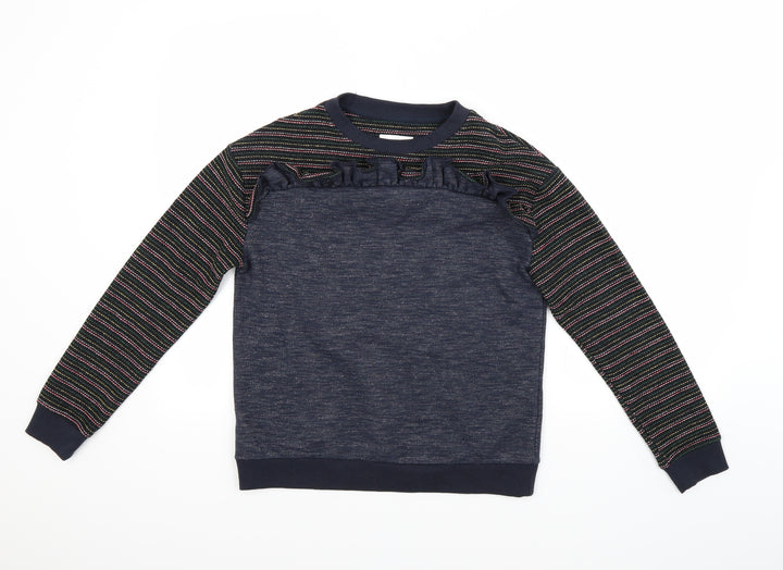 TU Womens Blue   Pullover Sweatshirt Size 8