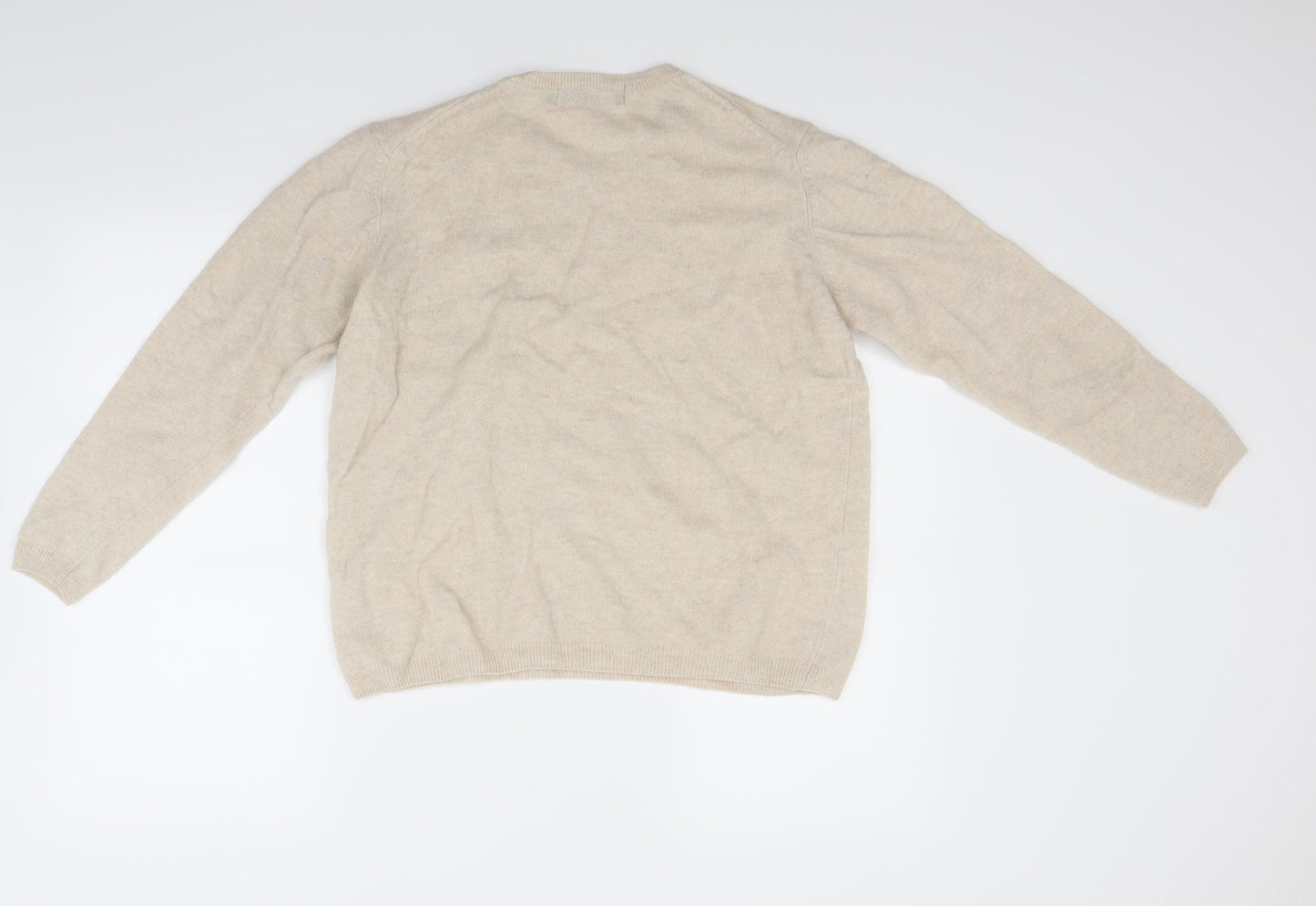 isle Womens Beige   Pullover Jumper Size L