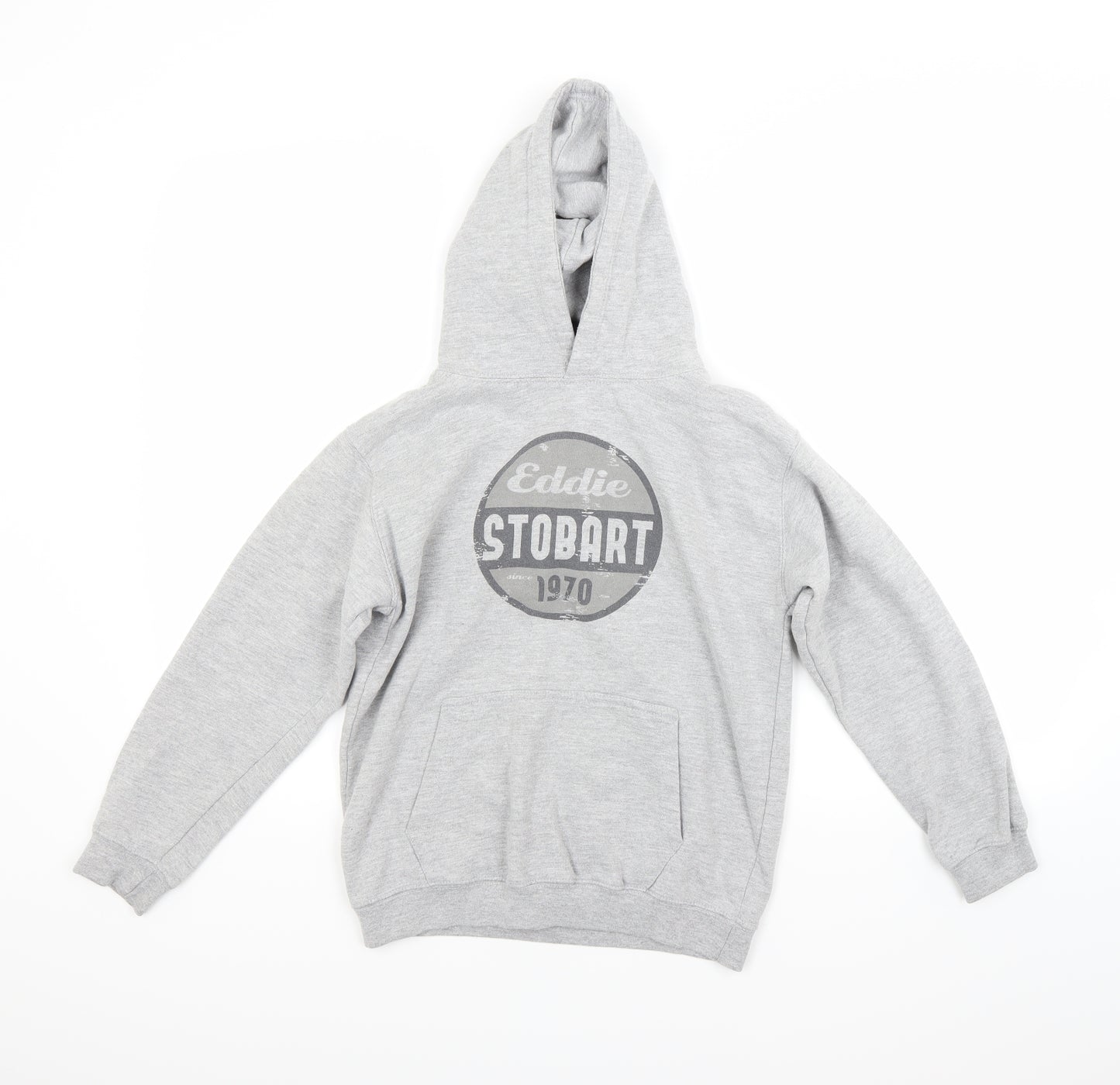 Preworn Boys Grey   Pullover Hoodie Size 9-10 Years  - Eddie Stobart