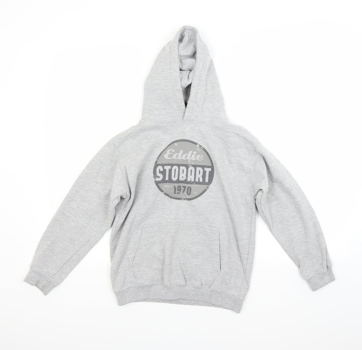 Preworn Boys Grey   Pullover Hoodie Size 9-10 Years  - Eddie Stobart