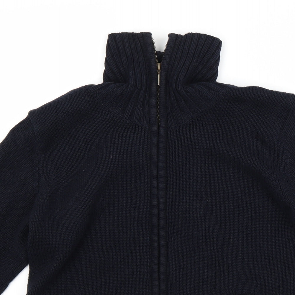 Papaya Womens Blue   Full Zip Jumper Size 14
