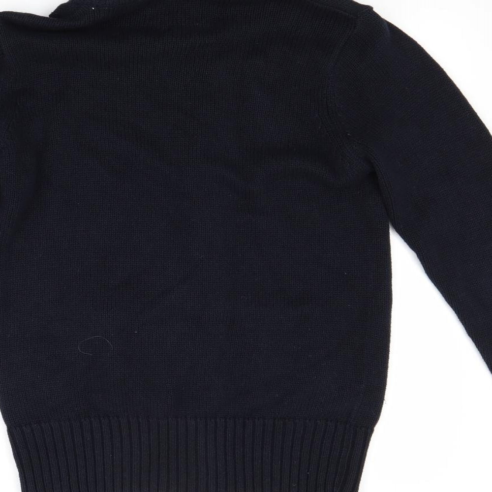 Papaya Womens Blue   Full Zip Jumper Size 14