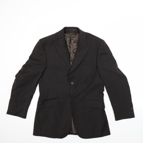 Burton Mens Brown   Jacket Blazer Size 36