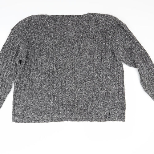 essence Womens Grey   Pullover Jumper Size L