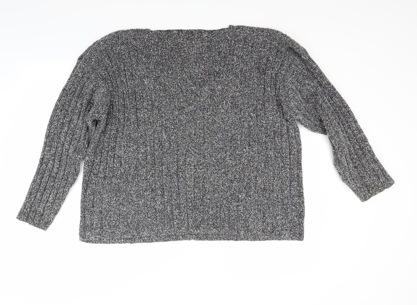 essence Womens Grey   Pullover Jumper Size L